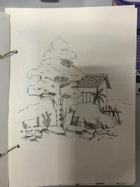 风景速写图片大全_初学者怎么临摹