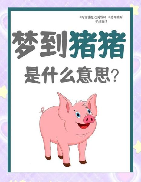 梦到一群小猪仔_周公解梦准吗