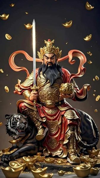 财神图片大全_如何正确摆放财神图招财