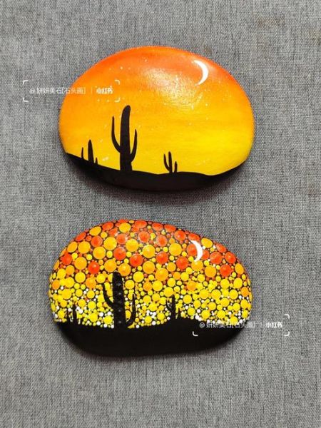 石头画图片大全卡通_怎么画简单又好看