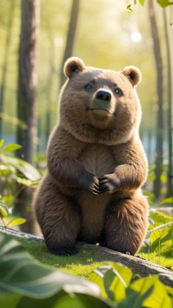 熊图片大全可爱_哪里找高清熊宝宝萌照